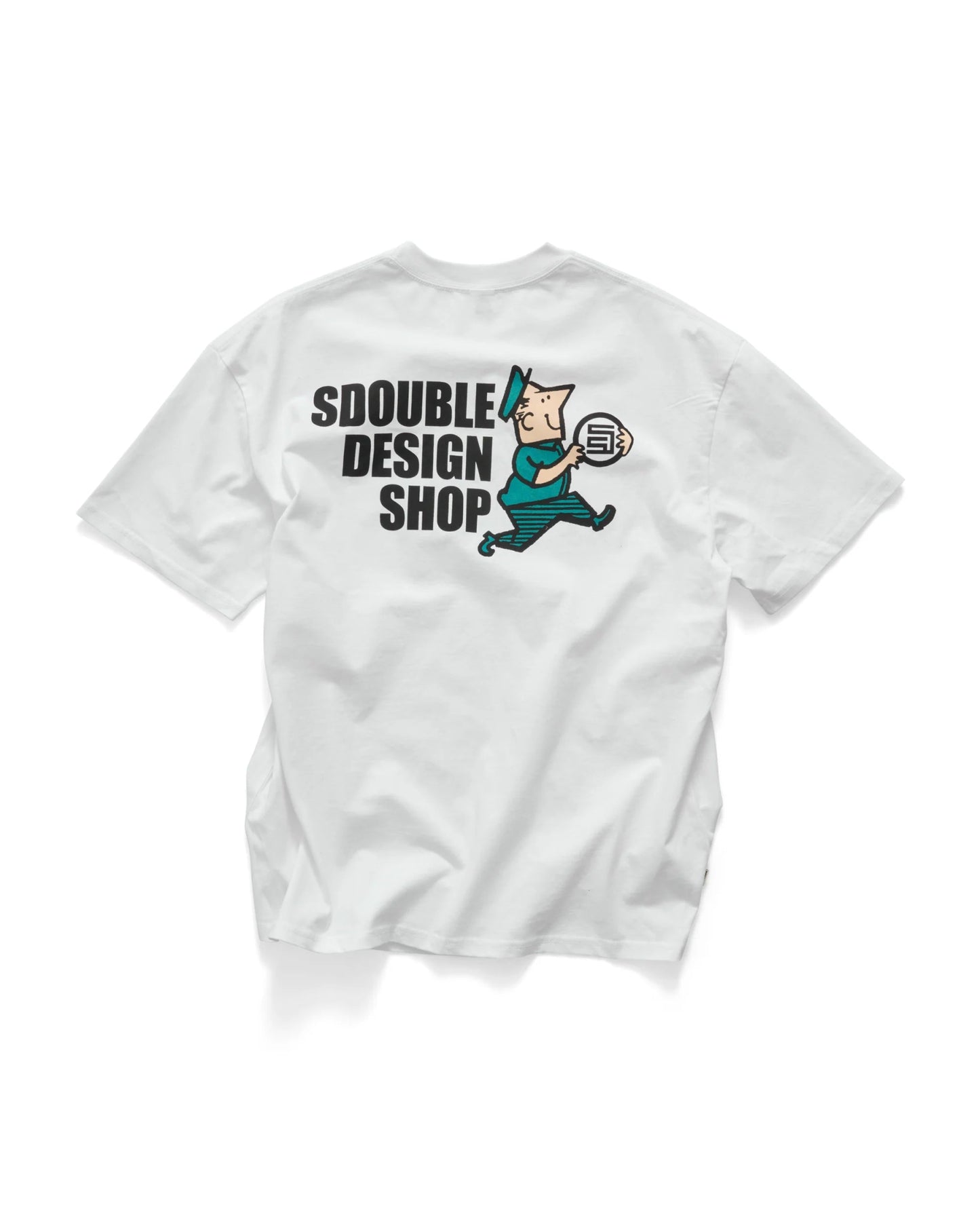MAN WITH DOT SS TEE - S DoubleSD025S1009 - WHITE - XXS