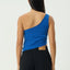 Marina - Seersucker One Shoulder Top - AfendsW254103-MARINA-XS