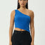 Marina - Seersucker One Shoulder Top - AfendsW254103-MARINA-XS