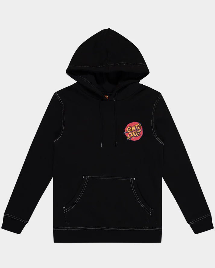 MEEK SCRATCHED SLASHER HOODIE - Santa CruzSB225-HO04-BLACK-8