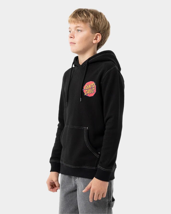 MEEK SCRATCHED SLASHER HOODIE - Santa CruzSB225-HO04-BLACK-8
