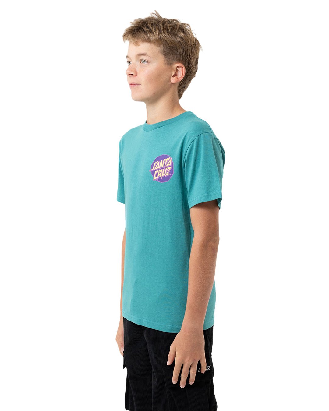 MEEK SCRATCHED SLASHER TEE -Santa CruzSB225-SS04-TEAL-8