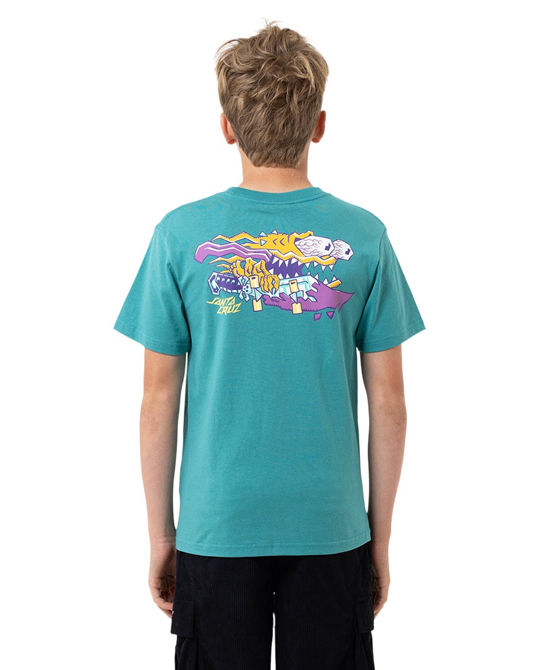 MEEK SCRATCHED SLASHER TEE -Santa CruzSB225-SS04-TEAL-8