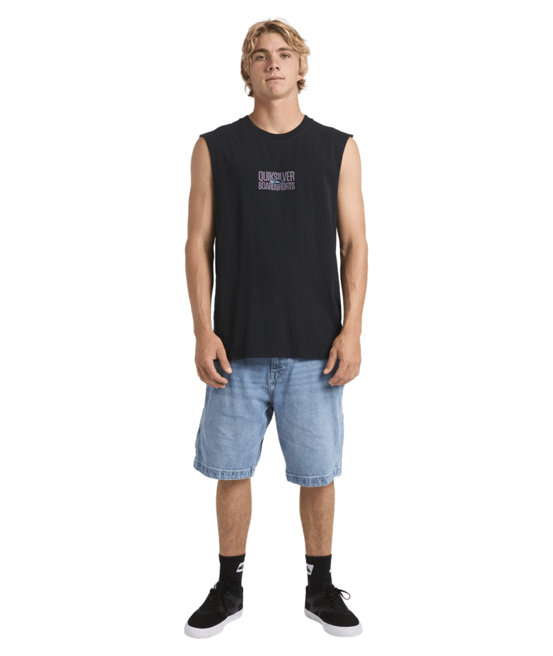 MEGA STACK MUSCLE - Quiksilver25A374572 - BLACK - S