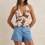 MELIA FLORAL HALTER TOP - Rhythm0126W-FT05-CHOCOLATE-6