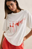 MELIA OVERSIZED T - SHIRT - Rhythm0126W-PT06-RED-6