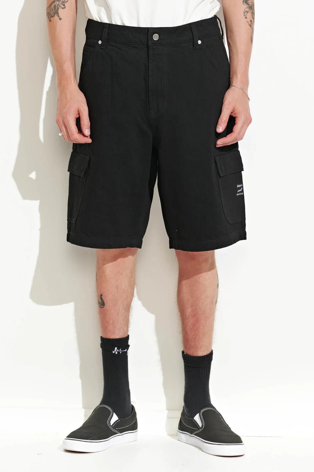 Mens Mash Jean Short - MisfitMT031901 - Coal - 30
