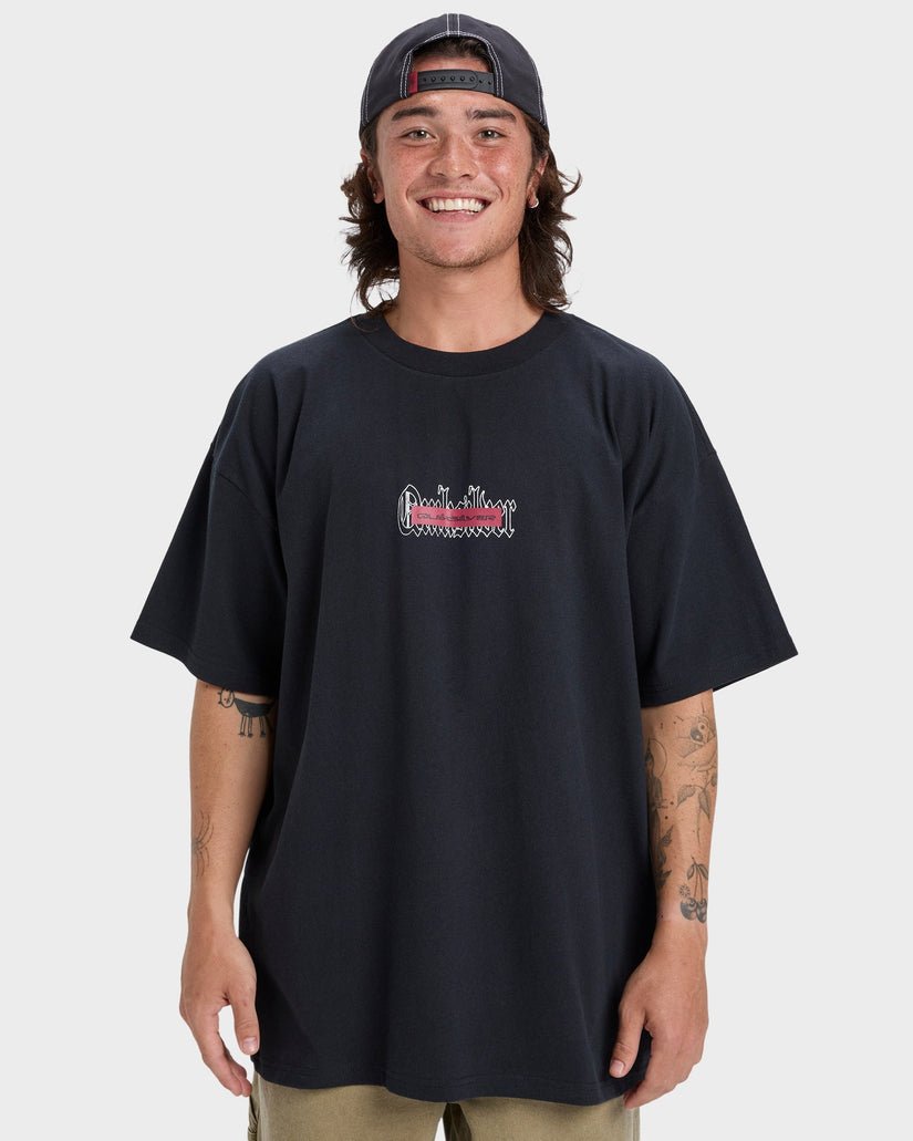 MERCURY DOUBLE UP TEE - QuiksilverEQYZT08167 - Black - S