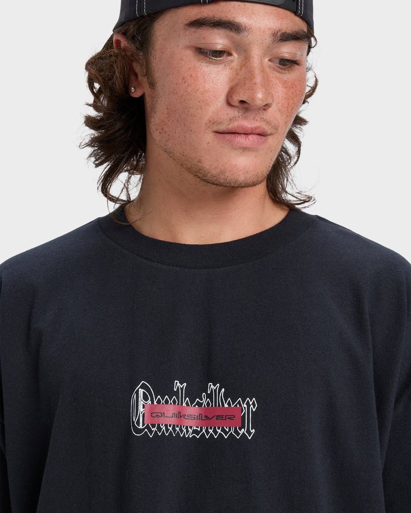 MERCURY DOUBLE UP TEE - QuiksilverEQYZT08167 - Black - S