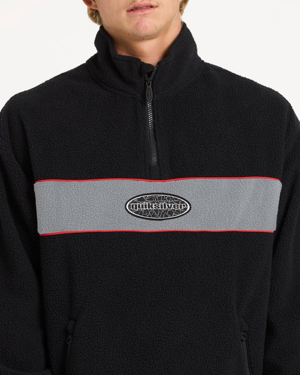 MERCURY PANEL POLAR FLEECE - Quiksilver25A311676-BLACK-XS