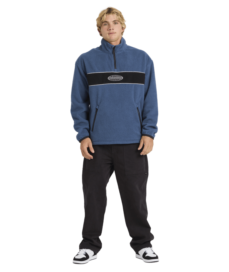 MERCURY PANEL POLAR FLEECE - Quiksilver25A311676-DARK DENIM-XS