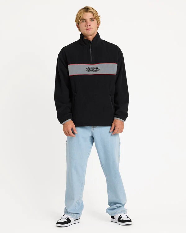 MERCURY PANEL POLAR FLEECE - Quiksilver25A311676-BLACK-XS