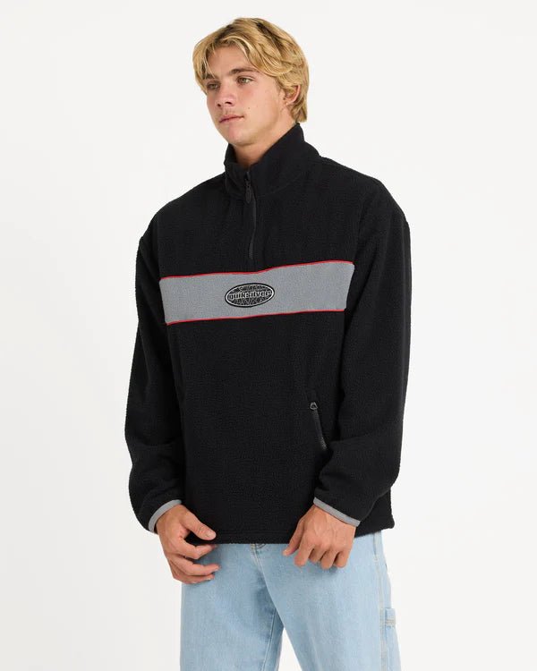 MERCURY PANEL POLAR FLEECE - Quiksilver25A311676-BLACK-XS
