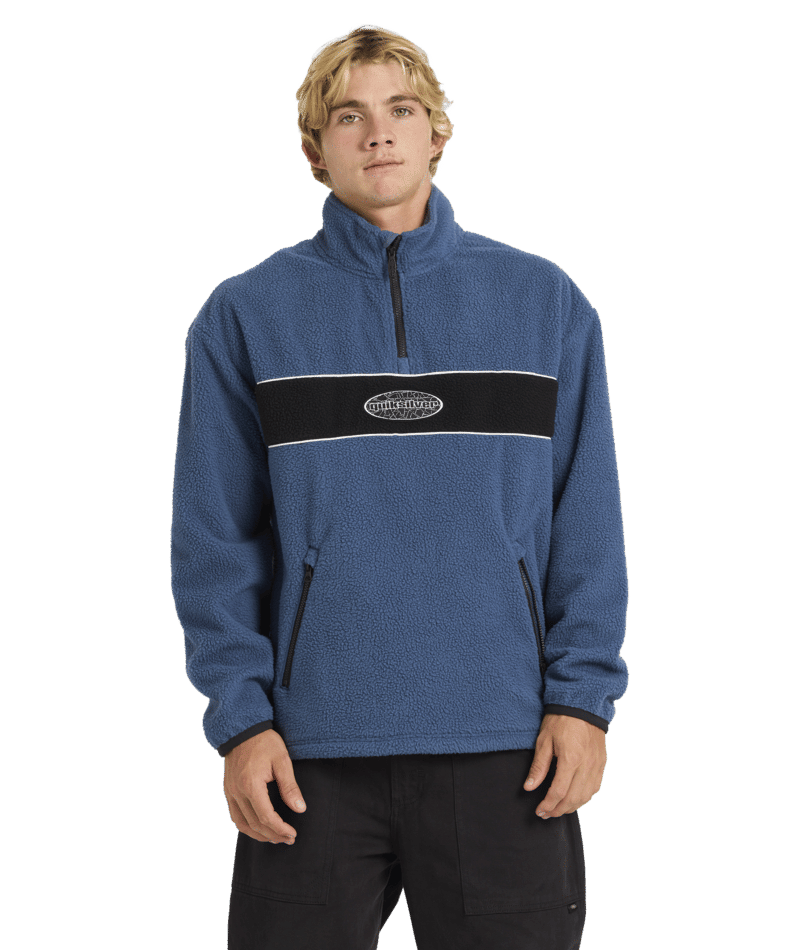 MERCURY PANEL POLAR FLEECE - Quiksilver25A311676-DARK DENIM-XS