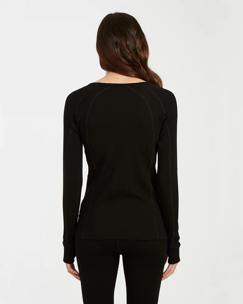 Merino Ladies Top - XTMML001-BLK-Black-108