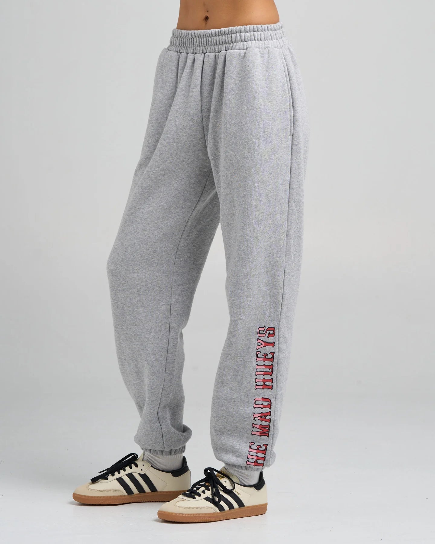 MERMAID ANCHOR | WOMENS TRACKPANT - The Mad HueysH226W09001-GREY MARLE-XS