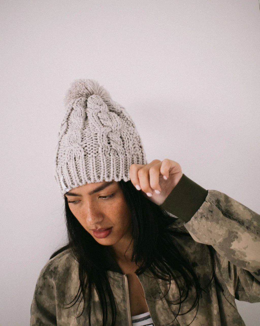 MERMAID BEANIE - RustyHBL0261-ECRU MARLE-OSFM
