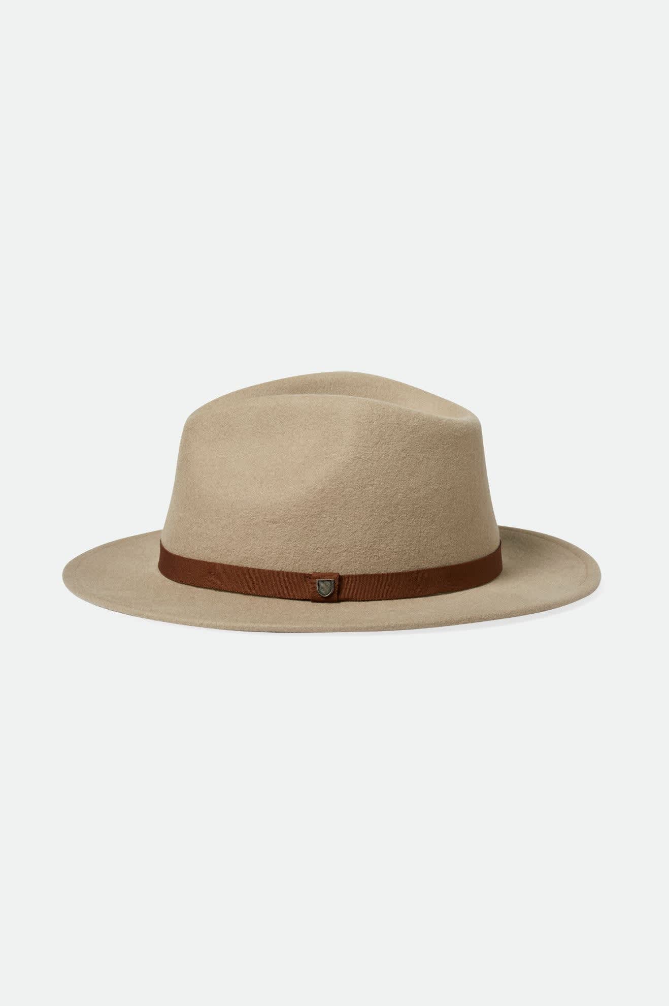Messer Packable Fedora - Brixton888588929094 - TimberWolf/Light Brown - XS