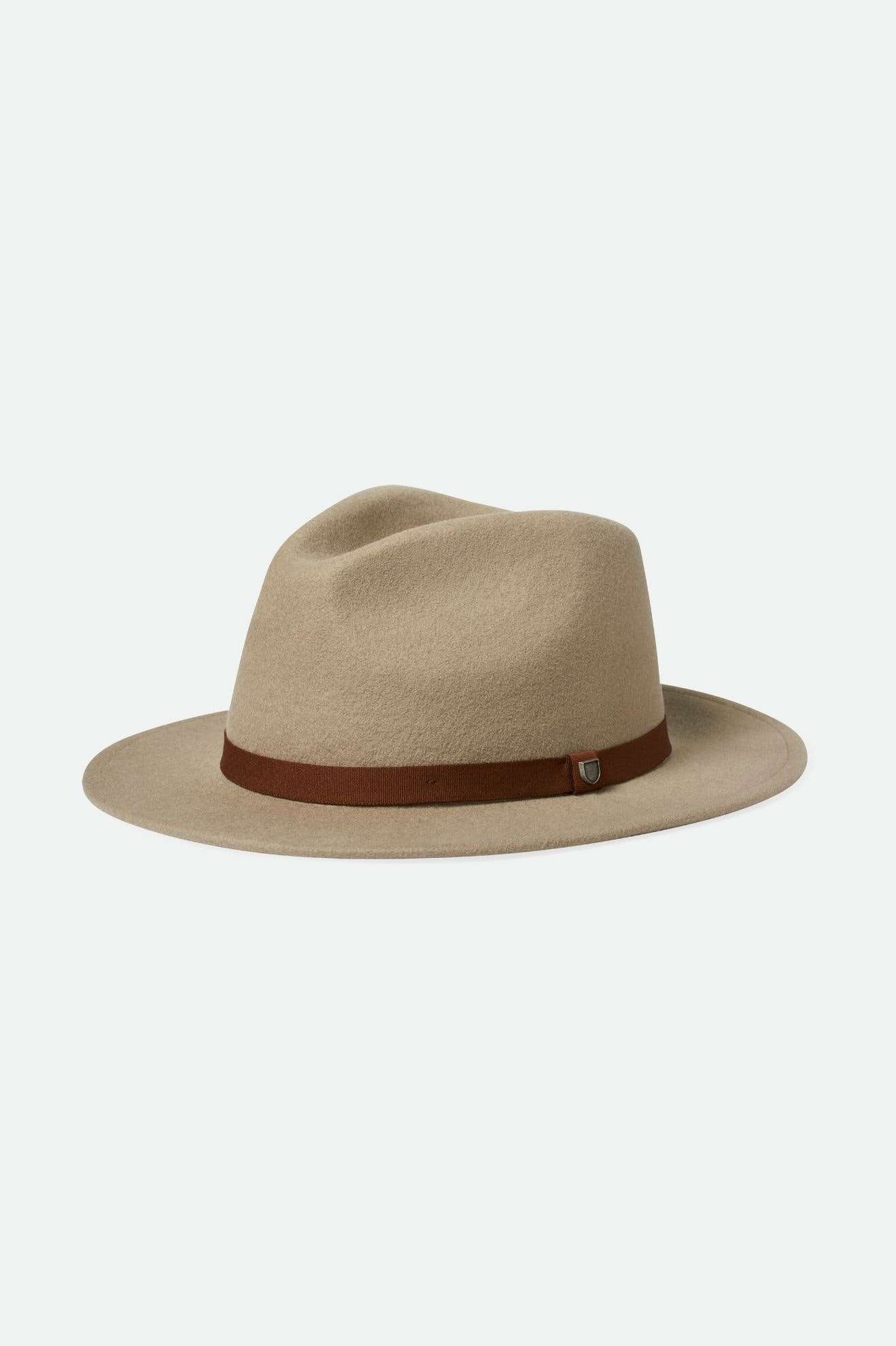 Messer Packable Fedora - Brixton888588929094 - TimberWolf/Light Brown - XS