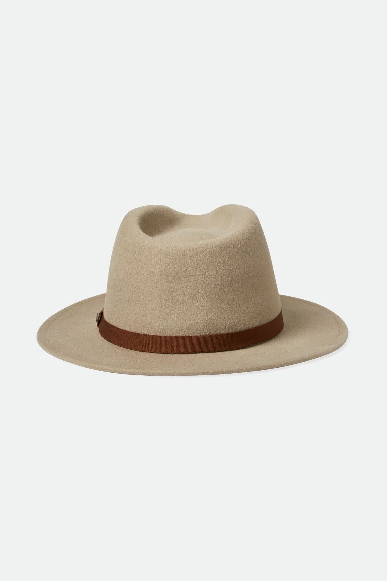 Messer Packable Fedora - Brixton888588929094 - TimberWolf/Light Brown - XS