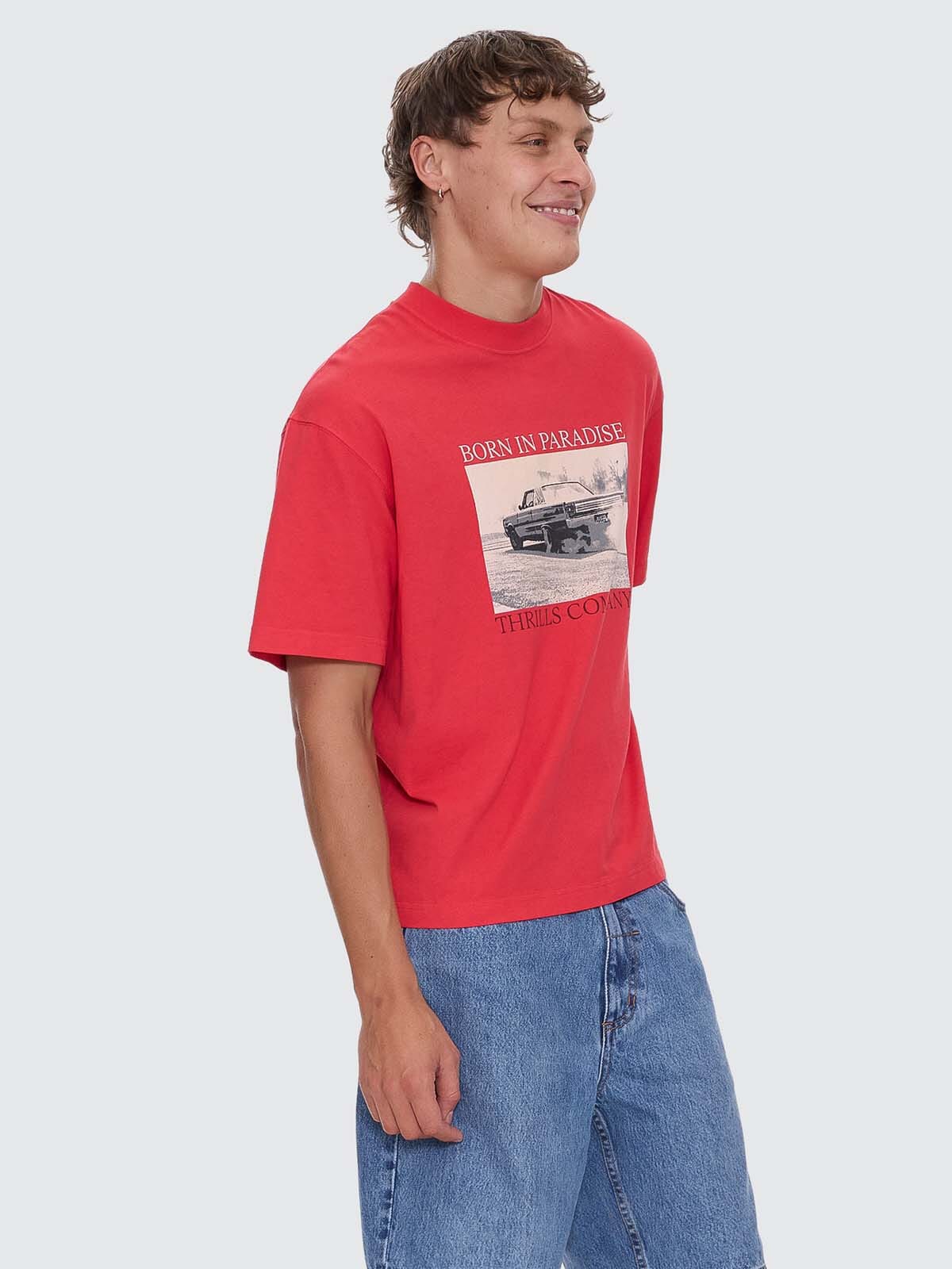 Metal and Dust Box Fit Cropped Tee - Thrills210000181979
