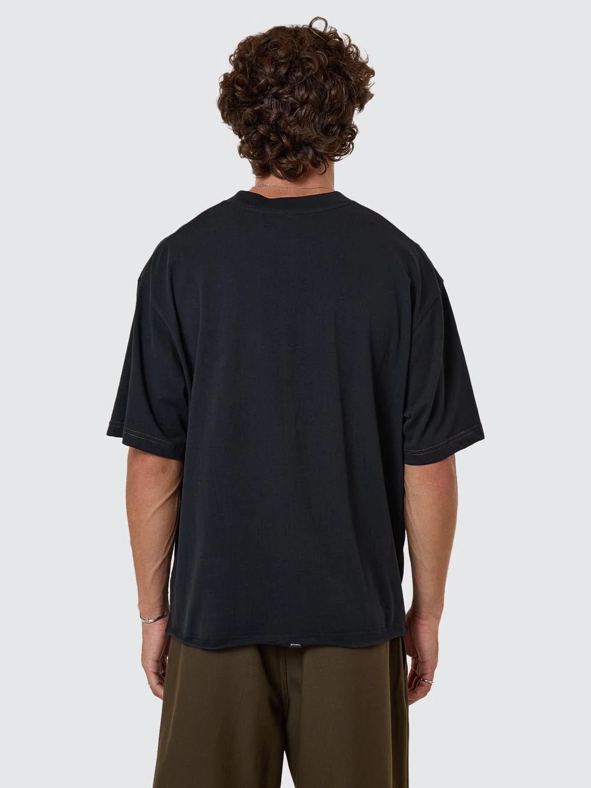 Metamorphic Daze Box Fit Oversize Short Tee - Washed Black - ThrillsTH25 - 104BW - Washed Black - S