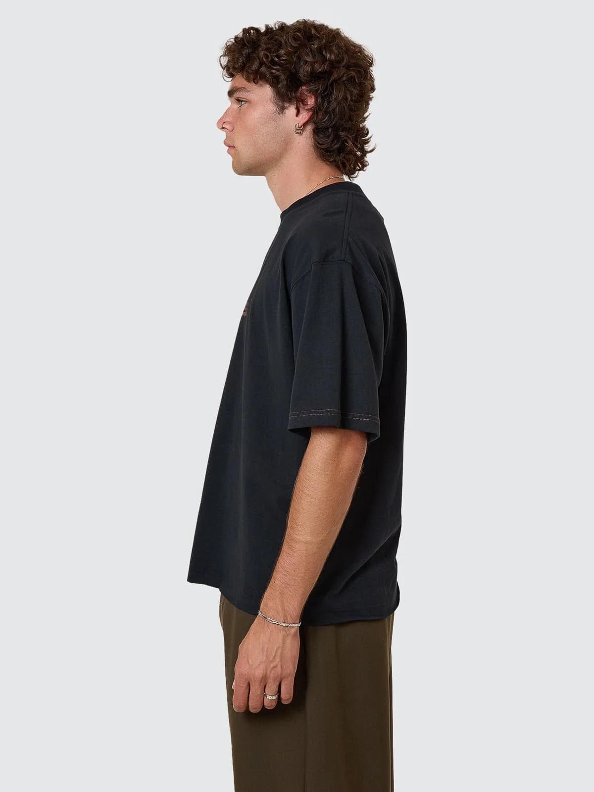 Metamorphic Daze Box Fit Oversize Short Tee - Washed Black - ThrillsTH25 - 104BW - Washed Black - S