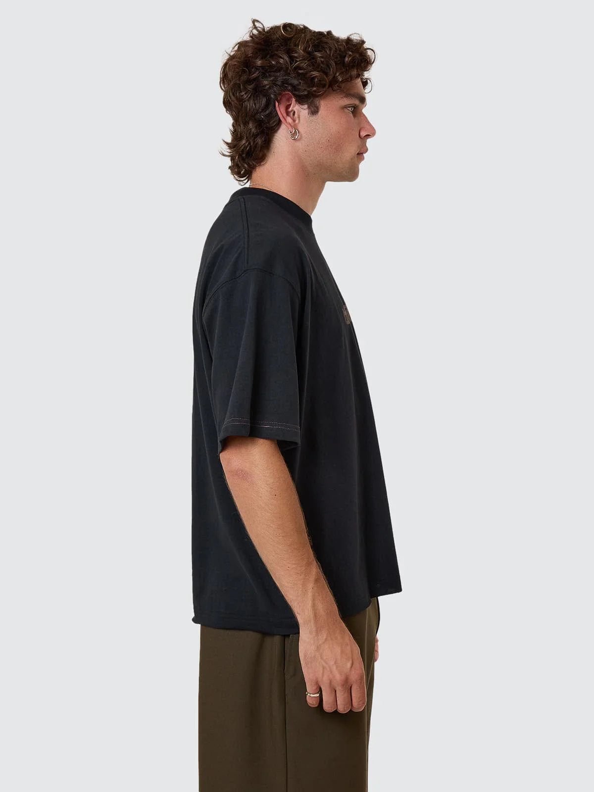 Metamorphic Daze Box Fit Oversize Short Tee - Washed Black - ThrillsTH25 - 104BW - Washed Black - S