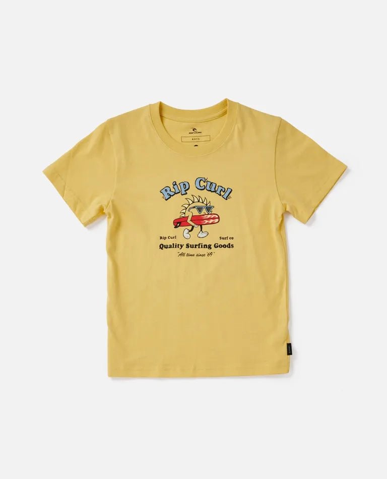 MICRO WAVES ART TEE - BOY - Rip Curl004TTE - BUTTER YELLOW - 1to2
