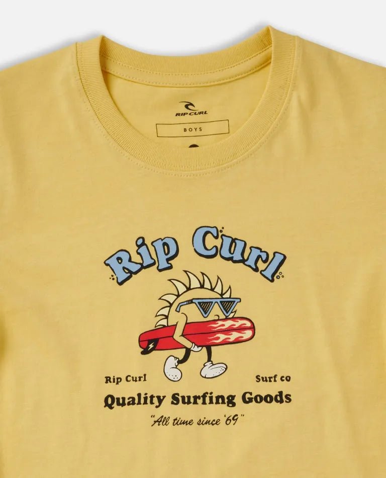 MICRO WAVES ART TEE - BOY - Rip Curl004TTE - BUTTER YELLOW - 1to2