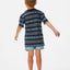 Micro Waves Stripe Tee - Boy - Rip Curl00BTTE - 8264 - Washed Black - 1to2