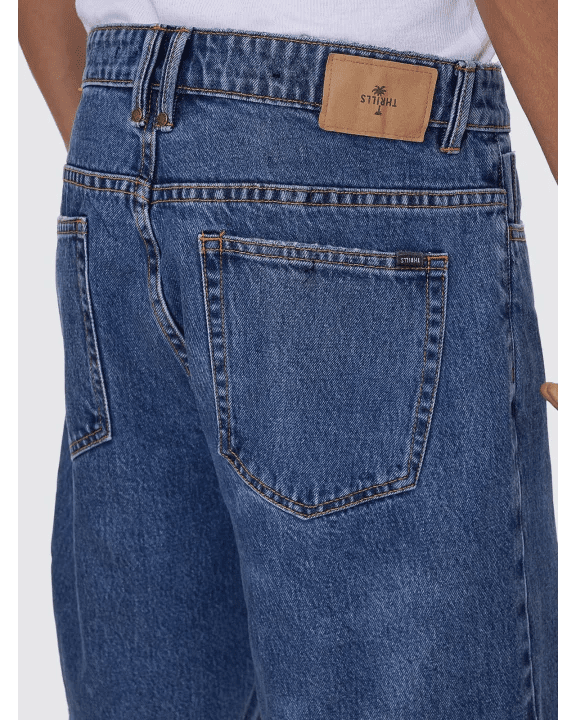 Mid Slacker Denim Short - ThrillsTDP-328LSD-Light Stoned Blues-26