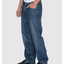 Mid Slacker Relaxed Long Denim Jean - ThrillsTDP-437ET-Teal Blue-28