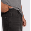 Mid Slacker Relaxed Long Denim Short -ThrillsTDP-328BL-Licorice-28