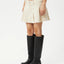 Mika Pleat Mini Skirt - AfendsW243903 - SND - Sand - XS