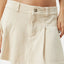 Mika Pleat Mini Skirt - AfendsW243903 - SND - Sand - XS