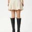 Mika Pleat Mini Skirt - AfendsW243903 - SND - Sand - XS