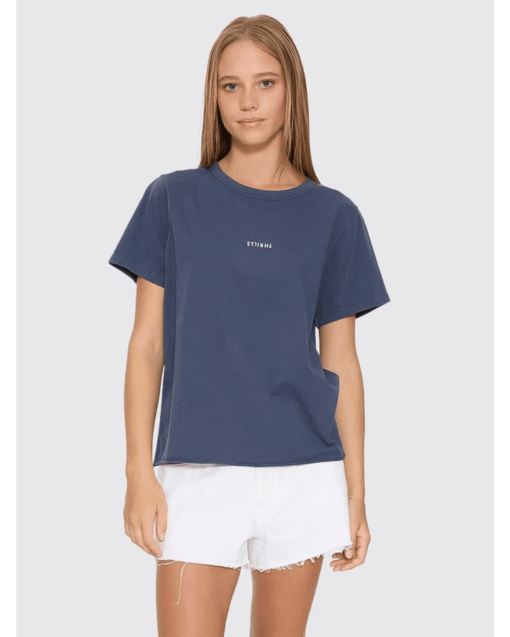 Minimal Thrills Relaxed Tee -ThrillsWTH26-106E-Heritage Navy-6