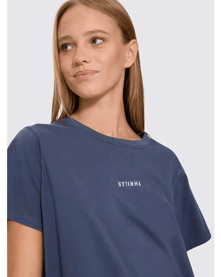 Minimal Thrills Relaxed Tee -ThrillsWTH26-106E-Heritage Navy-6