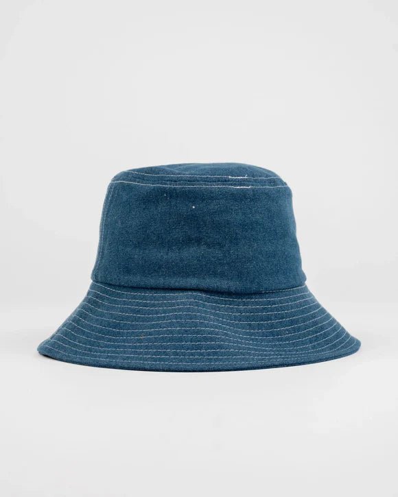 MISS ME DENIM BUCKET HAT -RustyHHL0596-DEEP SEA BLUE 1-S/M