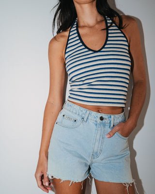 MISS ME DENIM BUCKET HAT - RustyHHL0596 - DEEP SEA BLUE 1 - S/M