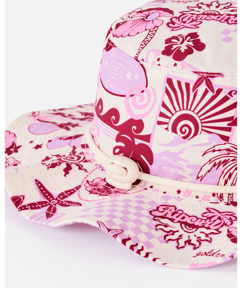 MIXED REVO UPF BUCKET-GIRL -Rip Curl01AGHE-BRIGHT LILAC