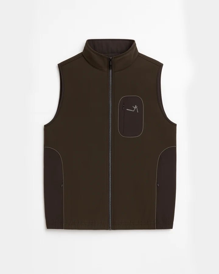 Mobbin Vest -Yuki ThreadsW26MBVCHC-Chocolate-Medium