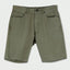Modown Cnvs 5 Pckt Shrt - Volcoma0932402 - arc - Army Green Combo - 28