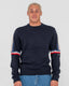 Moritz Knitted Crew - RustyCKM0395 - NVB - Navy Blue - L