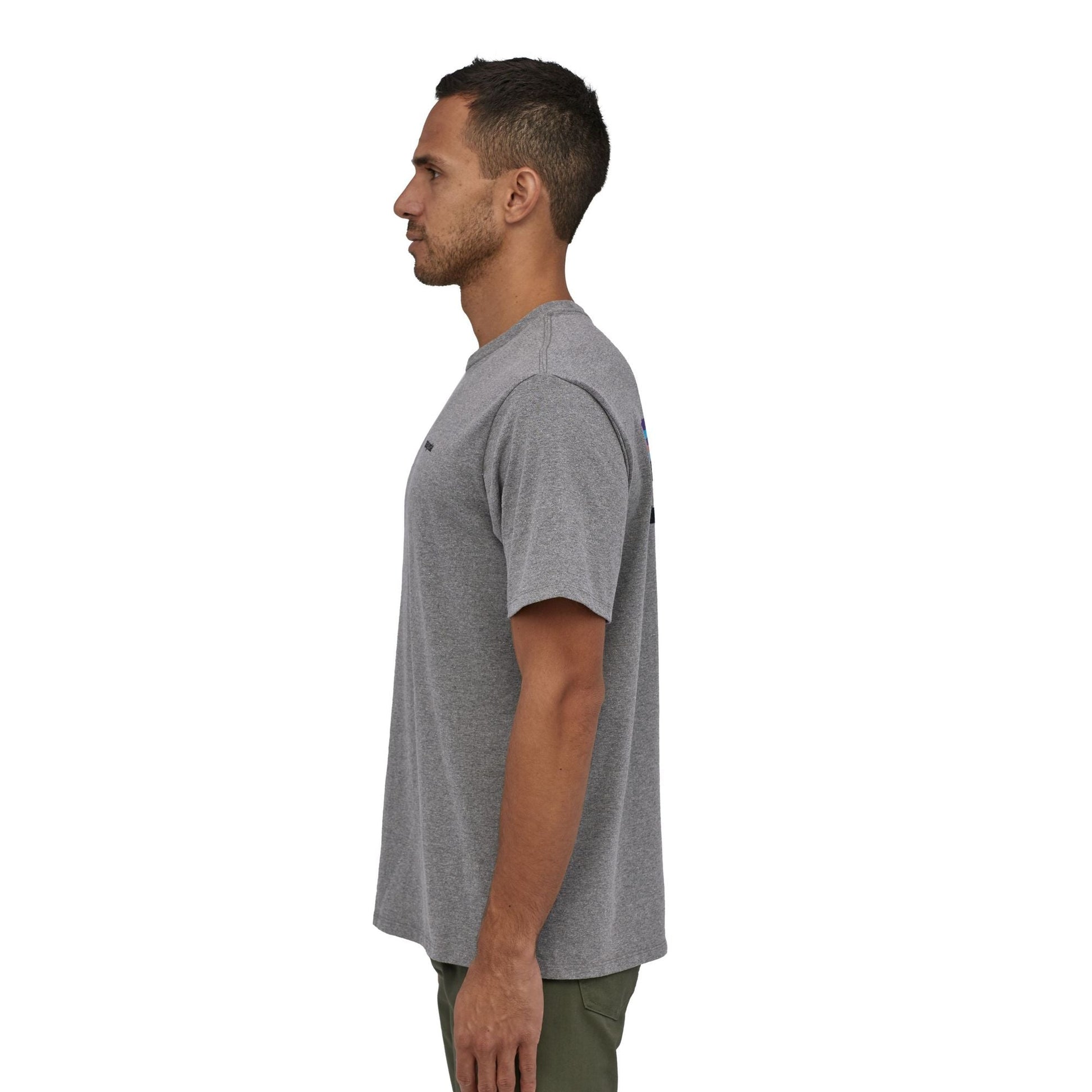 M's P - 6 Logo Responsibili - Tee - Patagonia38504 - GLH - Gravel Heather - L