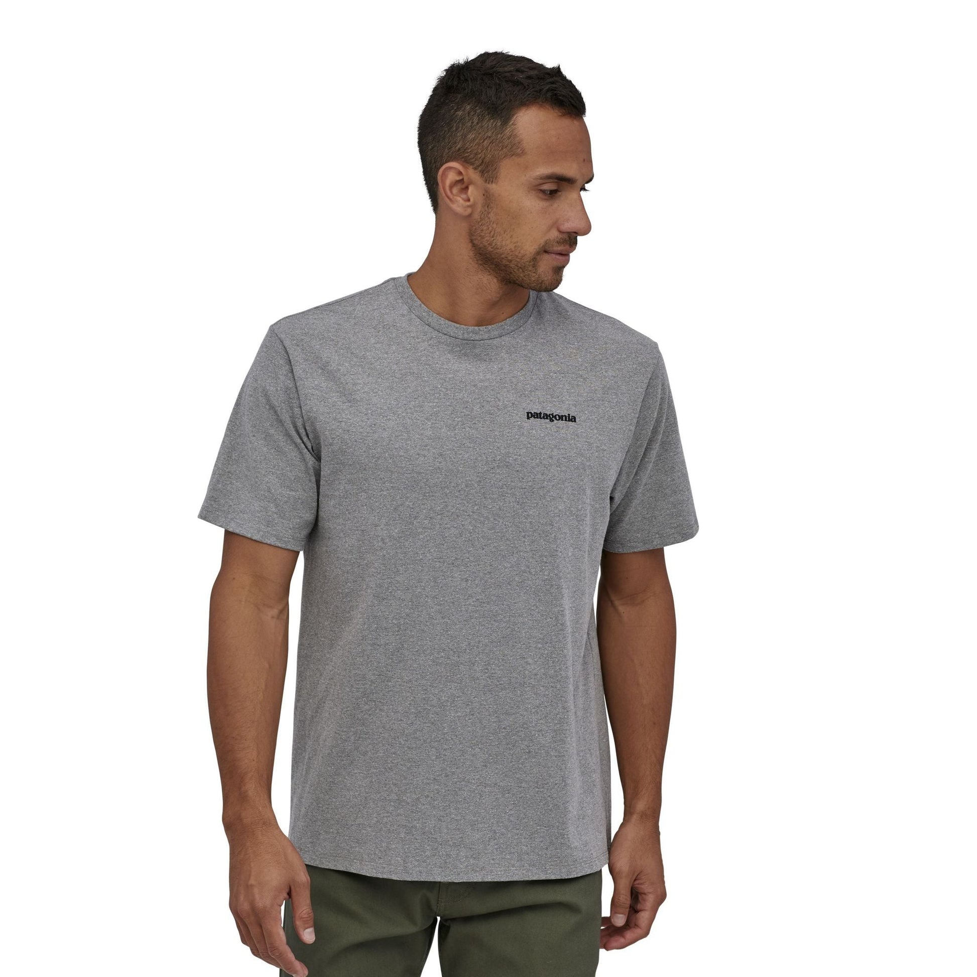 M's P - 6 Logo Responsibili - Tee - Patagonia38504 - GLH - Gravel Heather - L