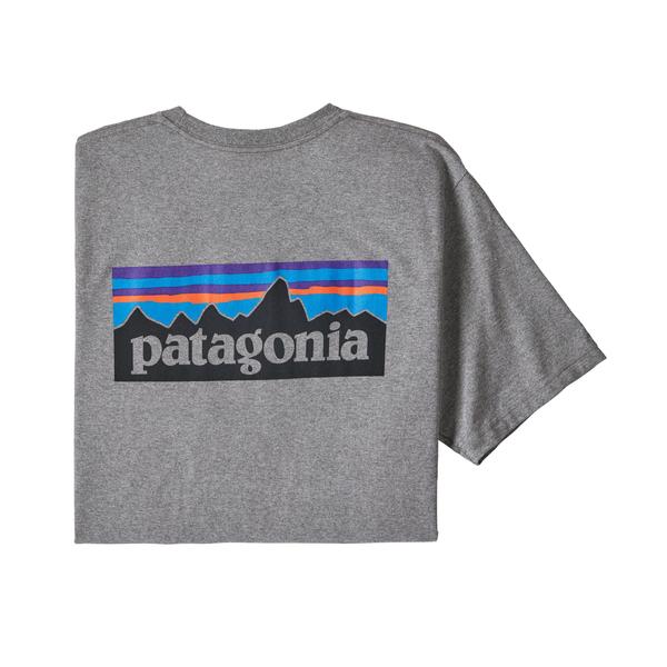 M's P - 6 Logo Responsibili - Tee - Patagonia38504 - GLH - Gravel Heather - L