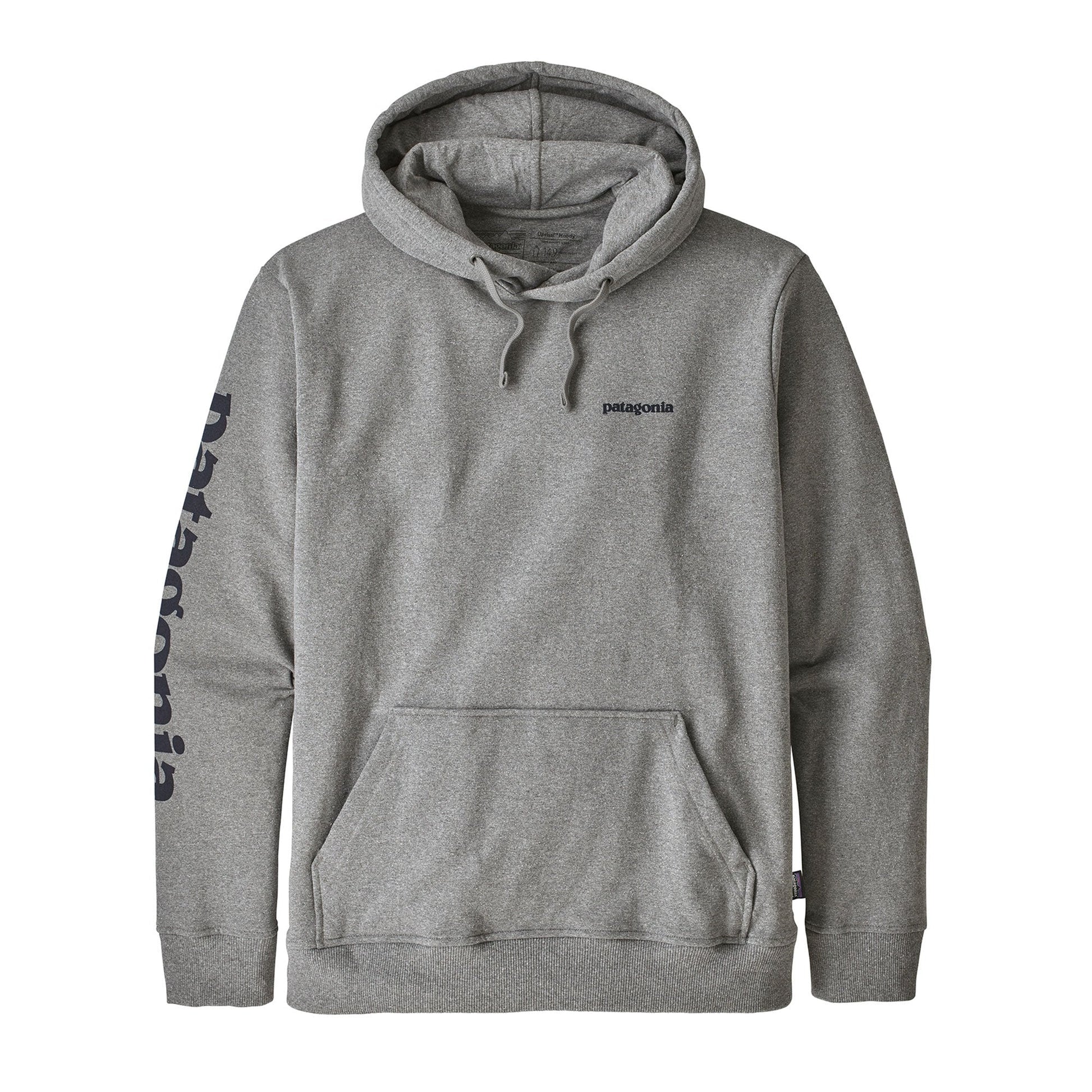 Ms Text Logo Uprisal Hoody - Patagonia39566-GLH-Gravel Heather-M