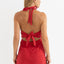NADIA HALTER MINI DRESS - Rhythm1025W-DR06-FIR-FIRE-08